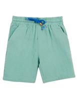 Frugi Pure Cotton Shorts (2-10 Yrs) Blue