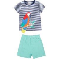Frugi 2pc Pure Cotton Top & Bottom Outfit (0-4 Yrs) Multi