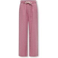 Kids Only Pure Cotton Textured Trousers (8-14 Yrs) Pink