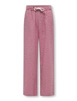 Kids Only Pure Cotton Textured Trousers (8-14 Yrs) Pink