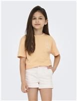 Pure Cotton Slogan T-Shirt (7-14 Yrs)