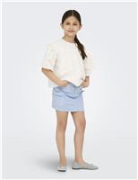 Kids Only Mini Cotton Rich Striped Cargo Skirt Blue Mix