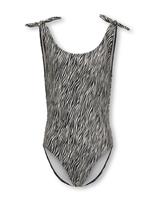Zebra Print Swimsuit (7-14 Yrs)