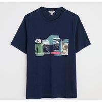 Pure Cotton Printed Crew Neck T-Shirt