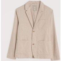 Cotton and Linen Blend Blazer