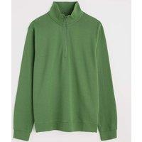 Pure Cotton Half Zip Sweatshirt