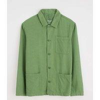 Linen Blend Utility Overshirt
