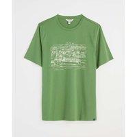 Pure Cotton Boat Print T-Shirt