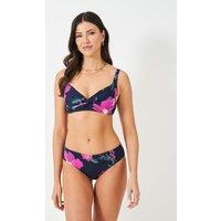 Floral High Waisted Bikini Bottoms