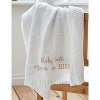 Personalised Born in 2025 Blanket