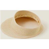 Woven Wide Brim Visor
