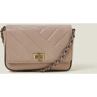 Faux Leather Cross Body Bag
