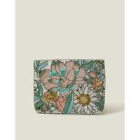 Floral Sequin Clutch Bag