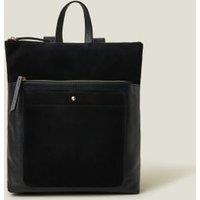 Suede and Leather Backpack