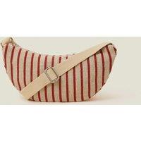 Canvas Striped Sling Bag