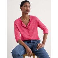 Cotton Rich Cardigan with Linen
