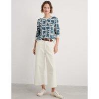 Pure Cotton Geometric Sweatshirt