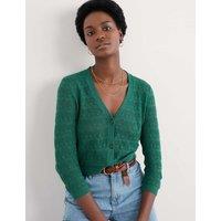 Pure Cotton Pointelle Cardigan