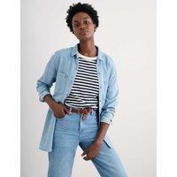 Denim Longline Shirt