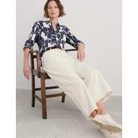 Pure Cotton Abstract Print Collared Shirt