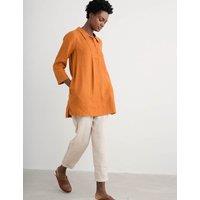 Pure Linen Collared Tunic
