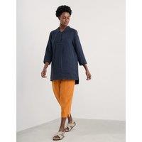 Pure Linen Collared Tunic