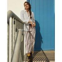 Seasalt Cornwall Pure Linen Collared Relaxed Shirt White