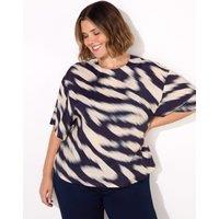 Animal Print Crew Neck T-Shirt