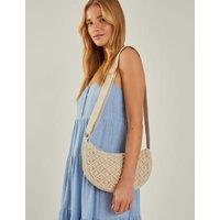 Macrame Sling Cross Body Bag