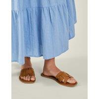 Leather Flat Sliders