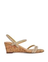 Sparkle Strappy Wedge Sandals