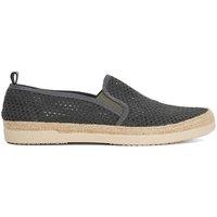Dune London Mesh Slip-On Espadrilles Grey