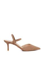 Leather Stiletto Heel Pointed Court Shoe