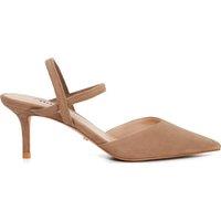 Leather Stiletto Heel Pointed Court Shoe