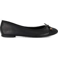 Wide Fit Leather Flat Ballet Pumps