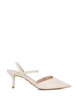 Wide Fit Ankle Strap Pointed Court Shoes