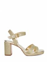 Buckle Ankle Strap Block Heel Sandals