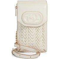 Faux Leather Textured Cross Body Phone Bag
