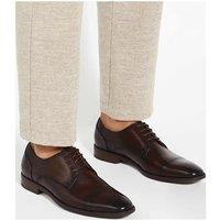 Wide Fit Leather Derby Shoes