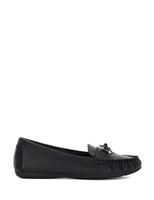 Grovers Leather Trim Detail Moccasin Loafers