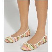 Woven Flat Ballet Pumps