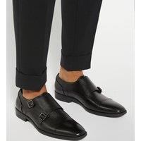 Leather Monk Strap Shoes