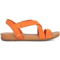 Leather Crossover Strappy Sandals