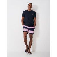 Pocketed Striped Swim Shorts