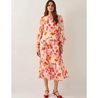 Floral Midi Skater Dress