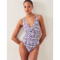 Meredith Printed V-Neck Swimsuit