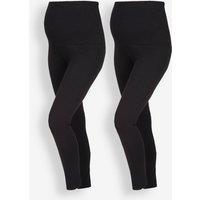 2pk Maternity Cotton Rich Leggings