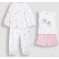 2pk Pure Cotton Fairy Pyjama Sets (1-6 Yrs)