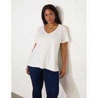Pure Cotton V-Neck T-Shirt