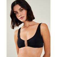 ACCESSORIZE Cut Out Bikini Top Black